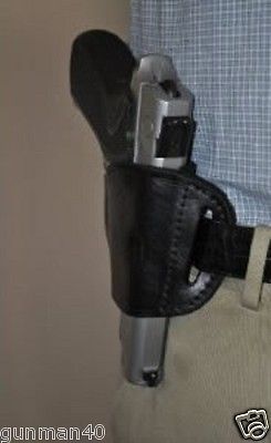 black pro tech leather belt holster fits kel tec pmr
