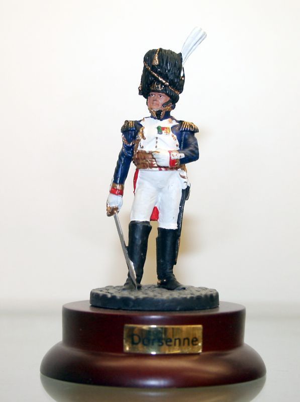 napoleonic dorsenne standing sword drawn 54mm  19