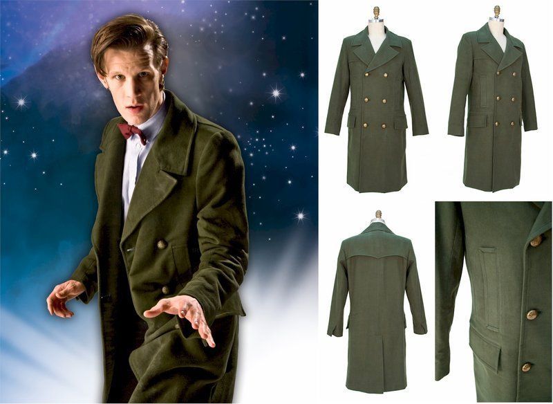 Official 11th Doctor Who Replica Green Coat/Jacket BNIP (NEW IN)