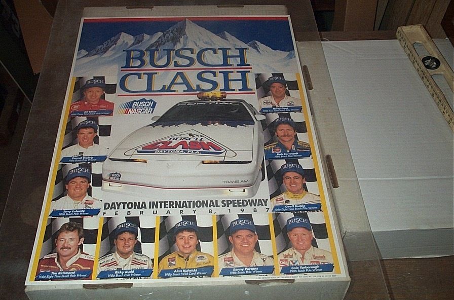    Busch Clash Dale Earnhardt Tim Richmond Alan Kulwicki 19x26 Poster