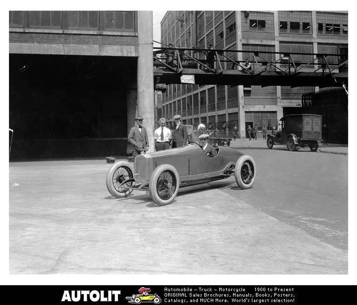 1923 Packard Race Car Indy 500 Factory Photo Alvan Macauley