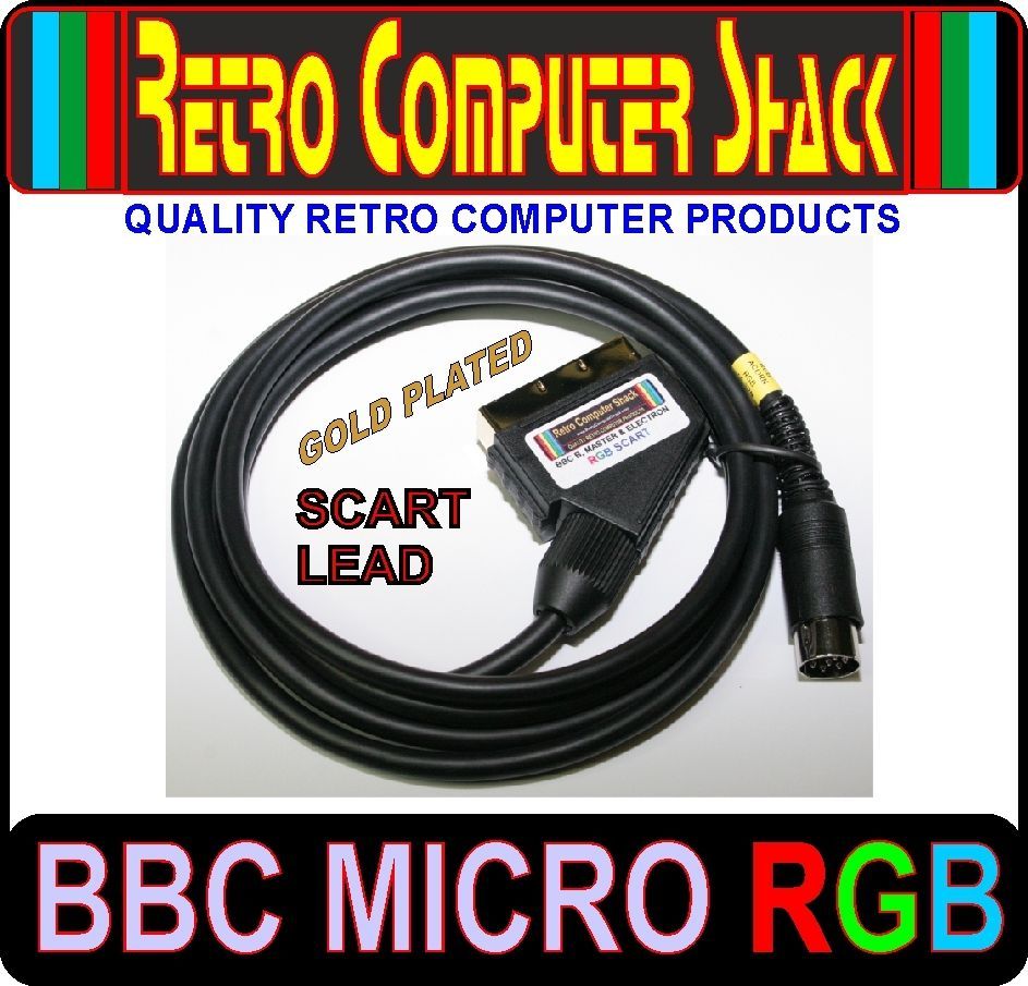 acorn bbc b micro high quality rgb scart lead  16 98 buy it 
