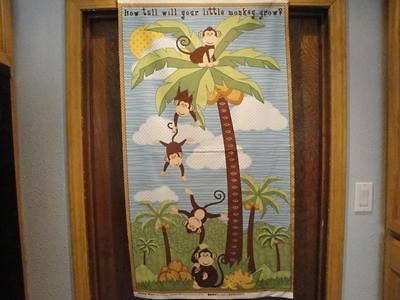 FABRIC GROWTH CHART BY SOUTH SEAS  HOW TALL WILL YOUR LITTLE MONKEY 