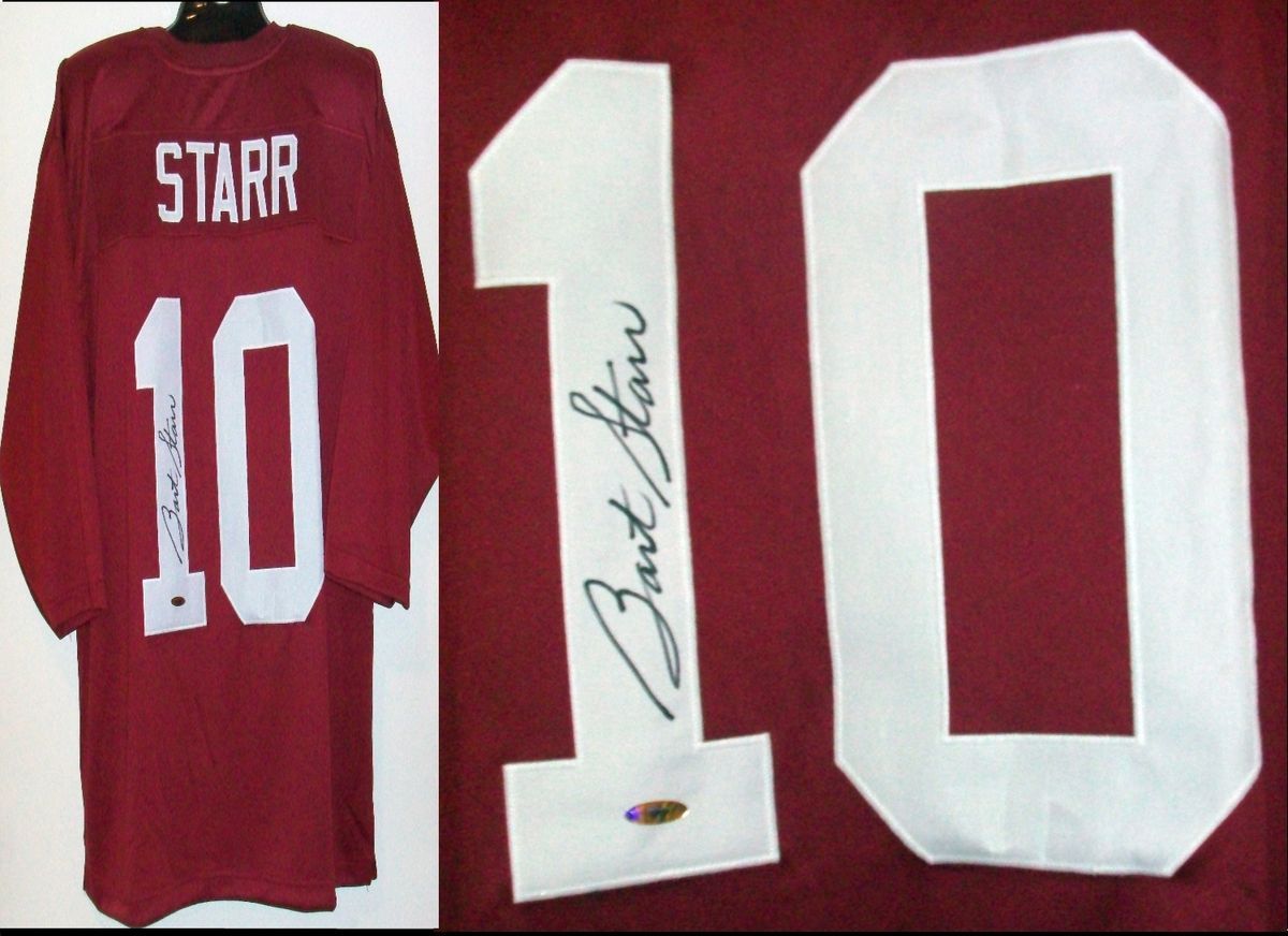 Bart Starr Signed/ Autographed University of Alabama Jersey Tristar 