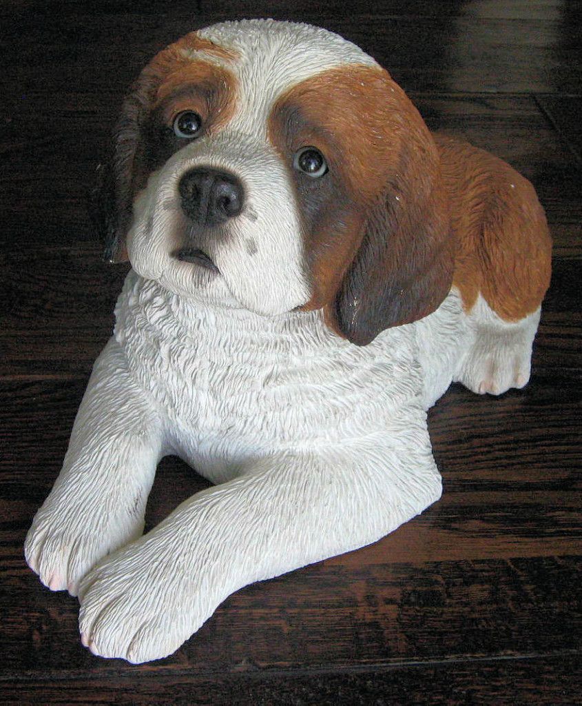 Sandicast Life Size St Bernard Pup J433