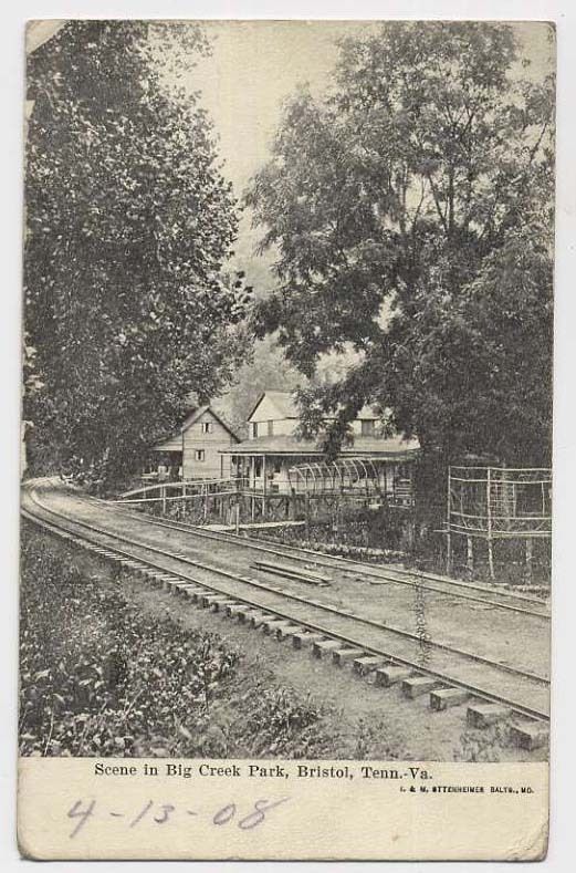 1902 Bristol VA TN Big Creek Park Railroad Tracks House