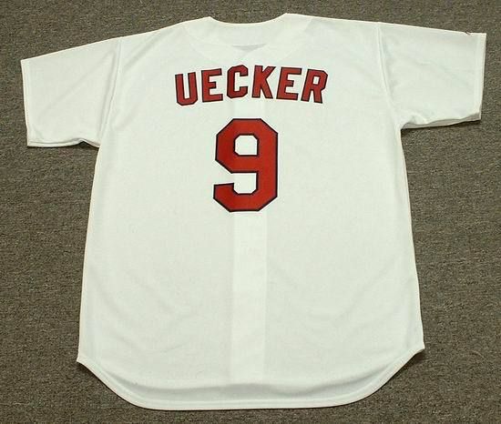 bob uecker cardinals cooperstown 1964 jersey medium