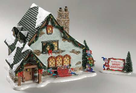 manufacturer department 56 pattern snow village piece the elf house 