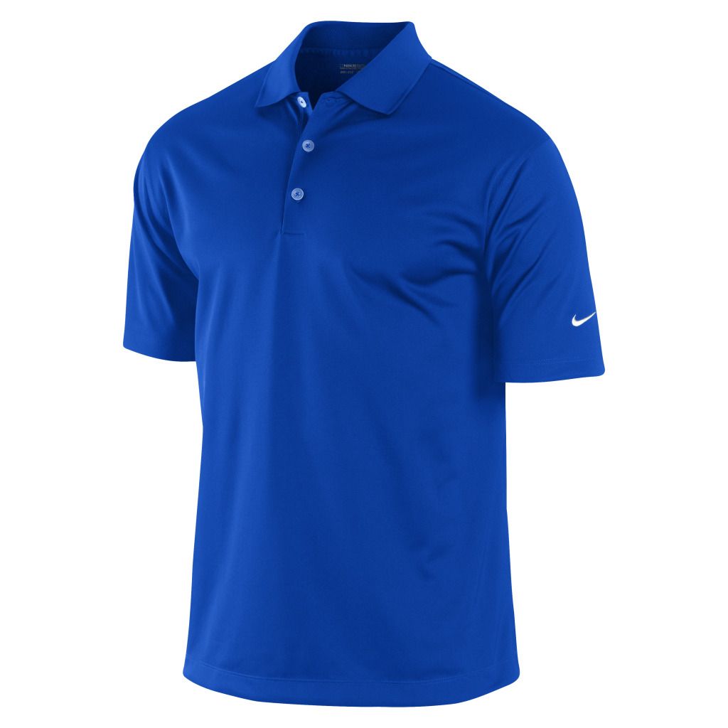 2012 Nike UV Stretch Tech Solid Golf Polo Shirt Logo Sleeve New
