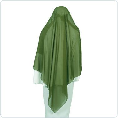 Green Triangle Niqab Veil Hijab Burqa Islamic Dress