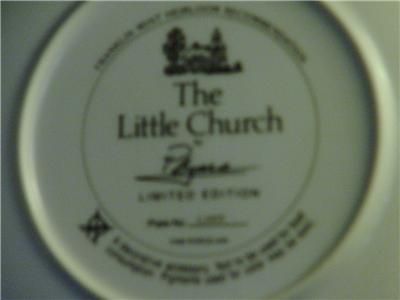 the little church p byars plate franklin mint
