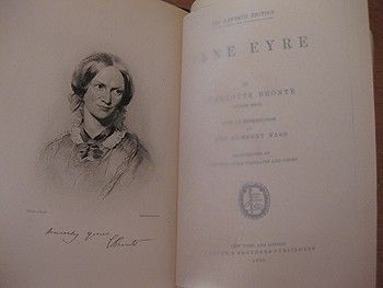 Rare Antique Ornate JANE EYRE Charlotte Bronte 1900 Illustrated