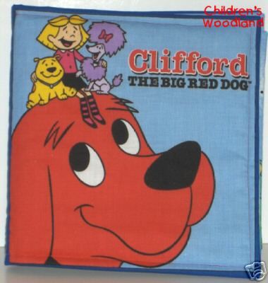 Clifford Red Dog Cloth Soft Book Kids Baby Toddlers