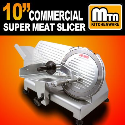  Commercial Restaurant 240W Electric Frozen Meat Deli Food Slicer