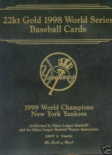 Danbury Mint NY Yankees World Series 22kt Gold Set