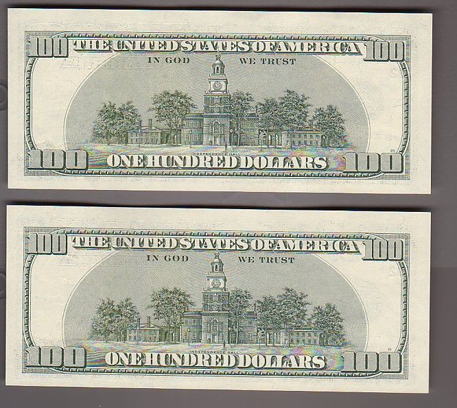 1999 series $ 100 00 frn s coming from the new york district a very