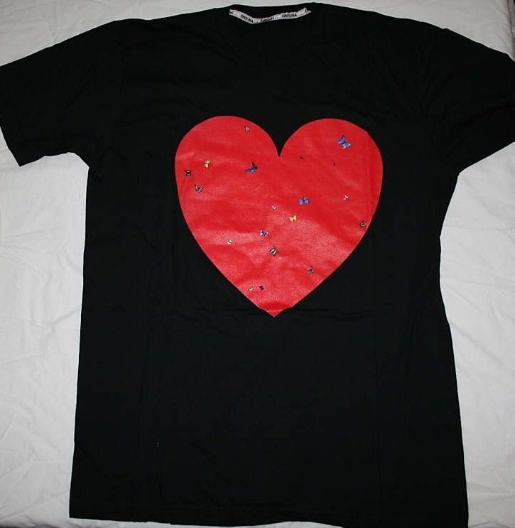 Damien Hirst All You Need Is Love Red Heart  2008 Silkscreen T Shirt