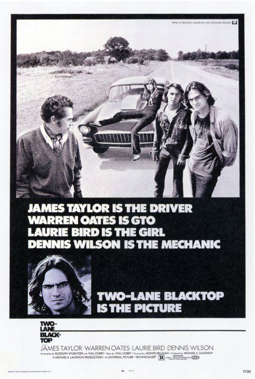  Movie Poster 27x40 B James Taylor Dennis Wilson Warren Oates