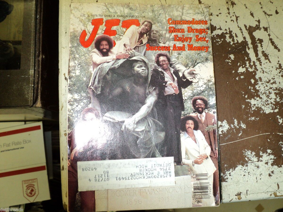  Jet Mag 8 3 78 Commodores James Brown Paul Robeson Della Reese