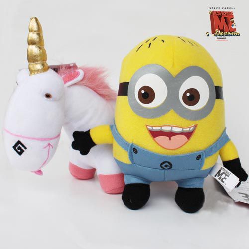 Despicable Me Minions Jorge Unicorn 2X Plush Toy Stuffed Animal Teddy