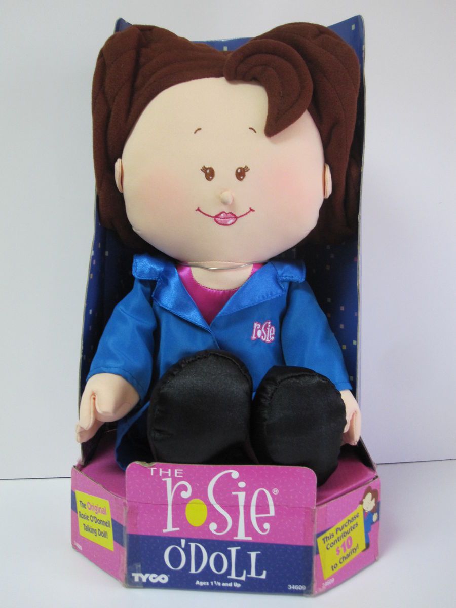 Vintage Rosie ODonnell ODoll by Tyco Plush Talking Doll Toy 1997