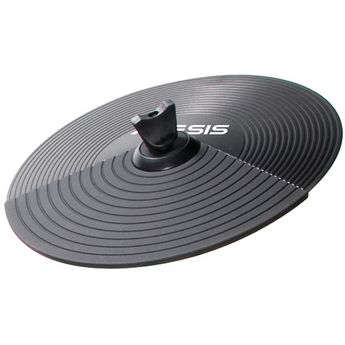  12 INCH SINGLE ZONE CYMBAL DRUM PAD WITH RUBBER PLAYING SURFACE NEW