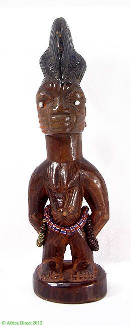 Yoruba Ibeji Twin Doll Female, Published, Museum Exhibit African