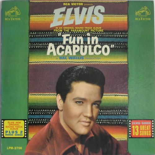 Elvis Presley Fun in Acapulco 1964 RCA LPM 2756 Mono LP Original Black