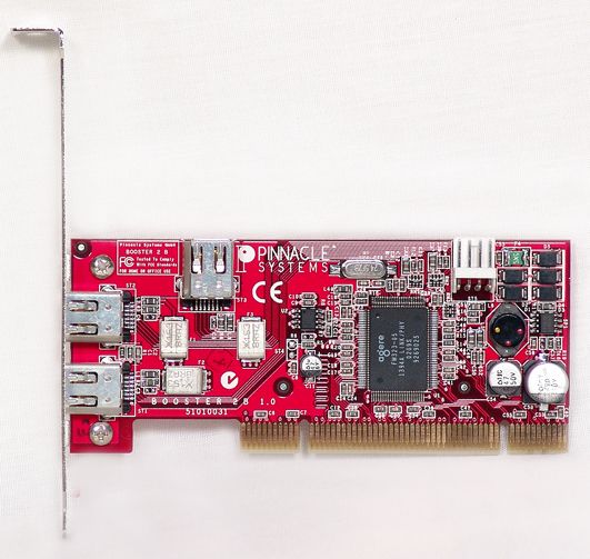 Pinnacle Systems Booster 2B Firewire PCI Adapter Card