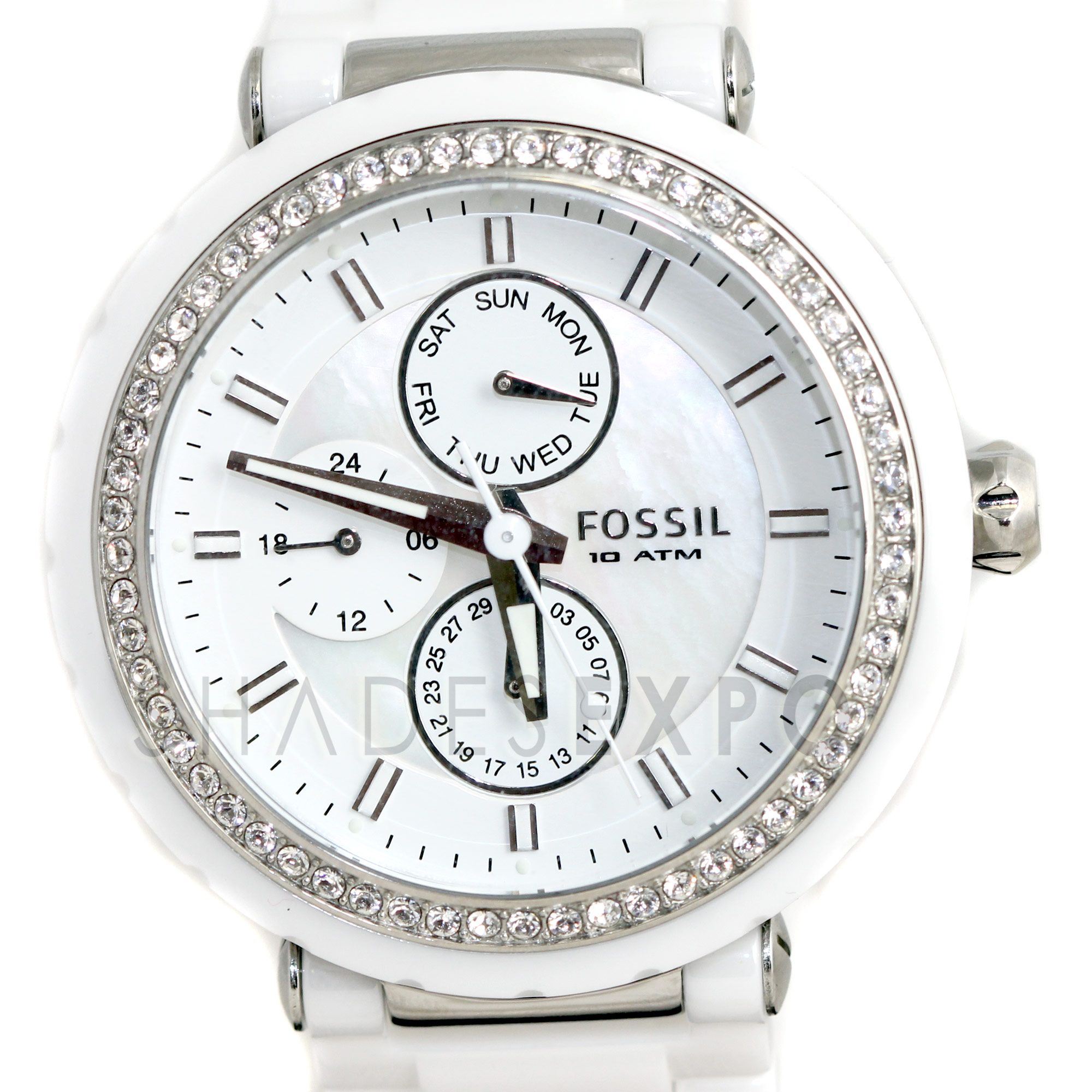 New Fossil Watches CE1008 White CE 1008