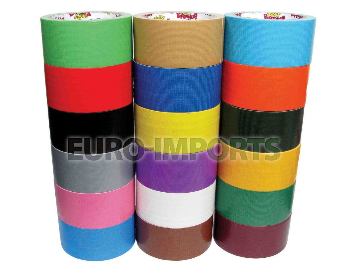 Gaffer Tape All Colours 48mm x 50M Gaffa Duct Duck Packing Cloth Book