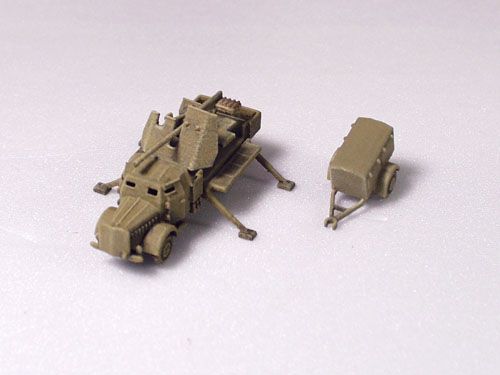 144 CGD WWII German Mercedes Benz L4500A Mit 5cm Flak 41 Dunkelgelb