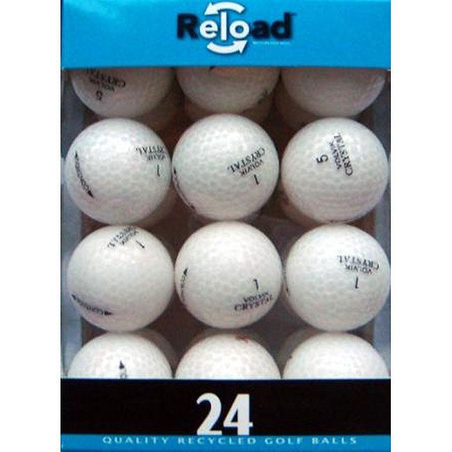  White Golf Balls Pack of 48 Volvik Crystal White Golf Balls
