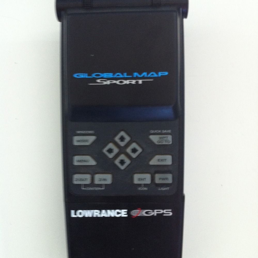 LOWRANCE GPS Global Map Sport No Power Cable Sold As Is. Parts Or Buy