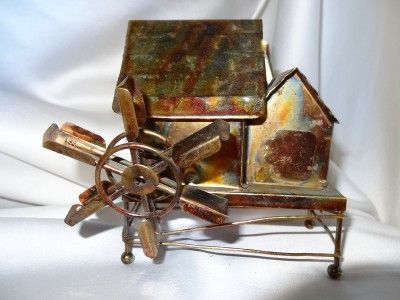 happy days are here again metal windmill music box