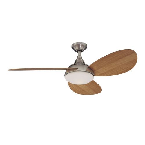 Nib Harbor Breeze Avian 52 Ceiling Fan 3 Blade Brushed Nickle Honey