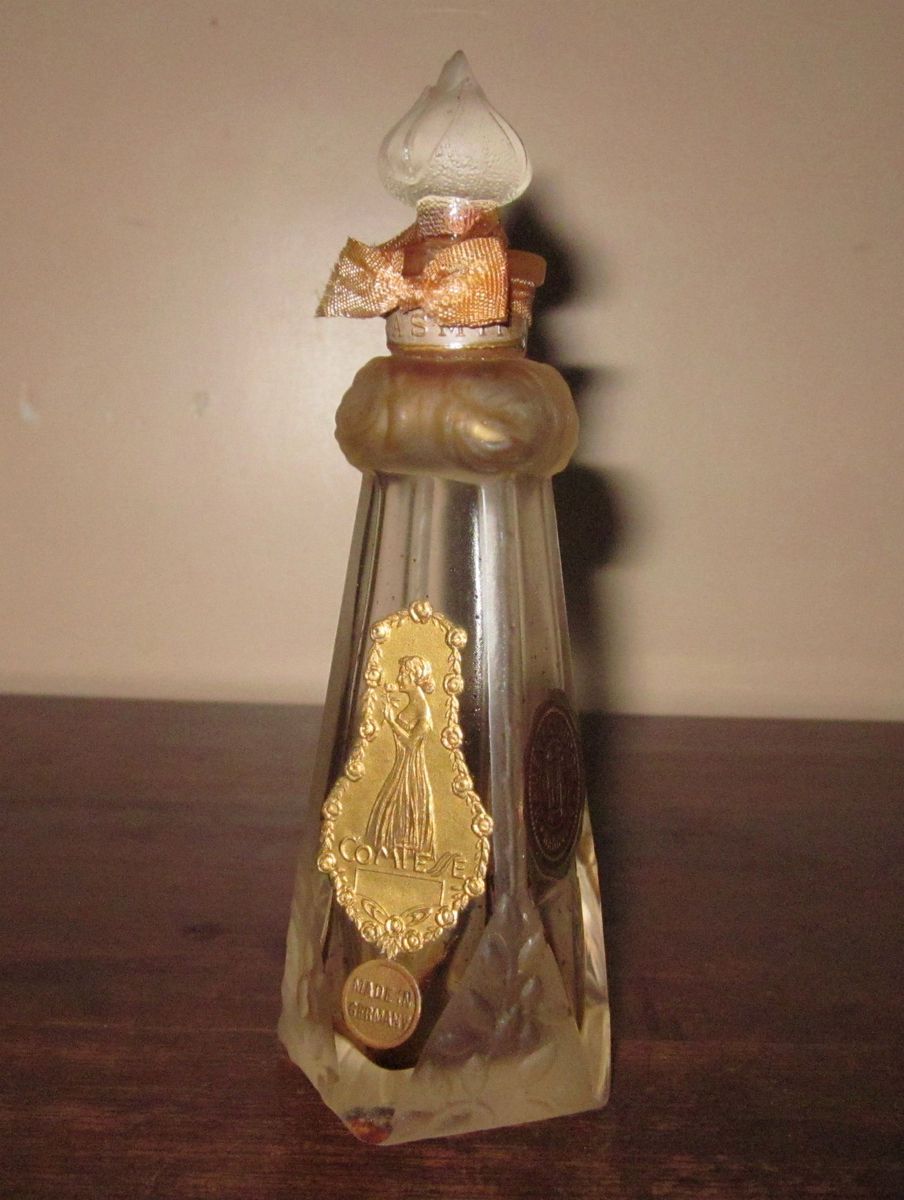 Rare Old Vintage Comtesse JASMIN Hauer & Cie Perfume Bottle Germany