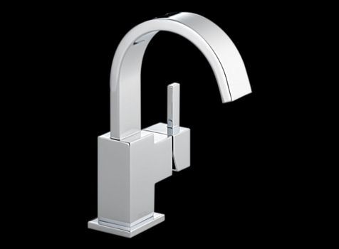 Delta Vero Lavatory Bathroom Sink Faucet Chrome One Handle Single Hole