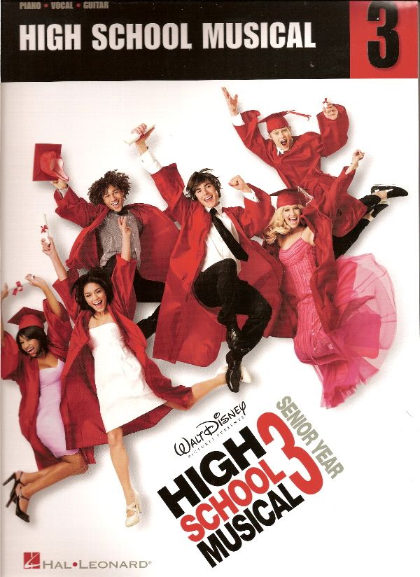High School Musical 3 Movie Song Lyrics Sheet Music PVG