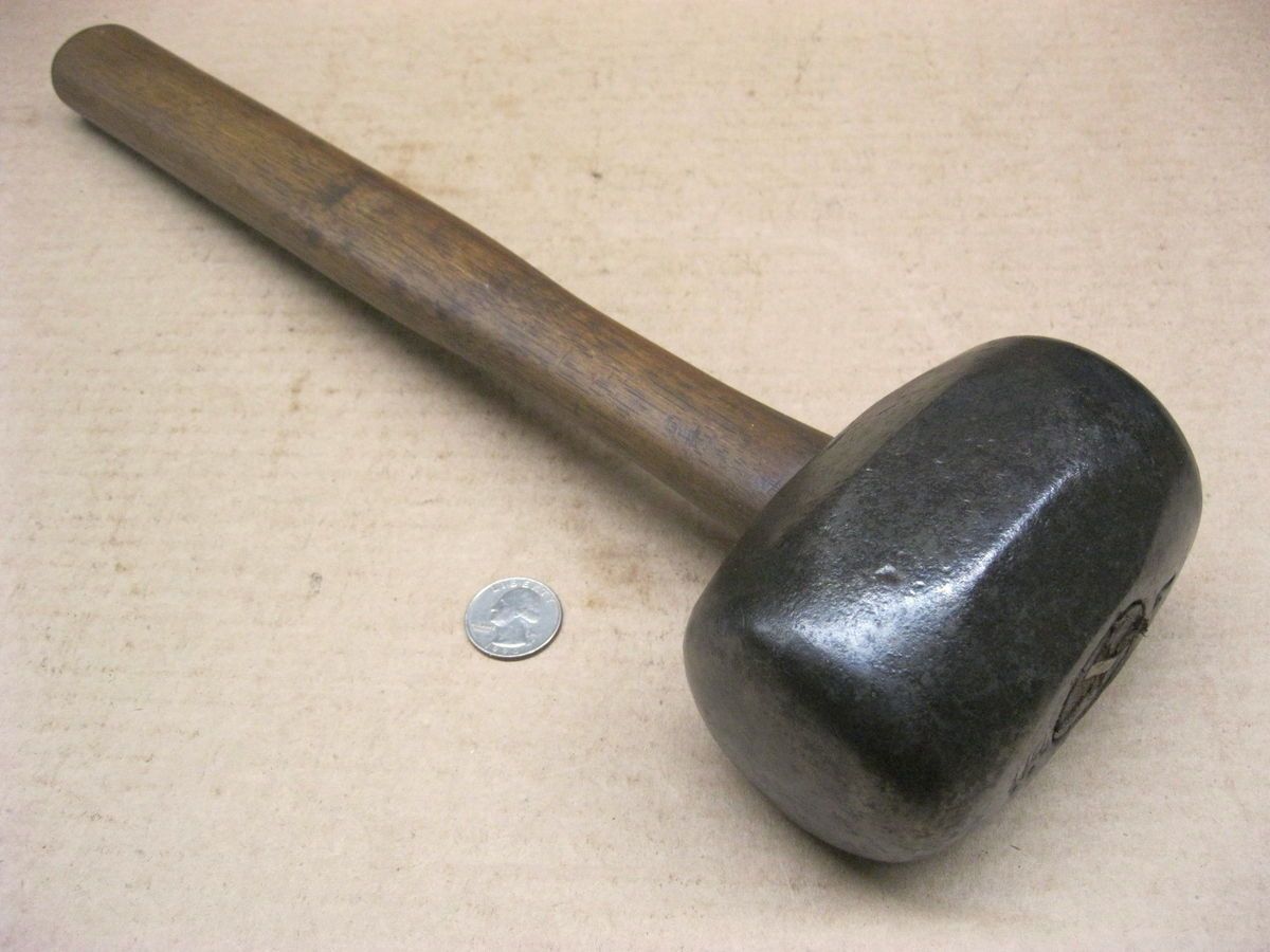 Unusual Heller Bros 7 Pound Blacksmith Hammer Maul