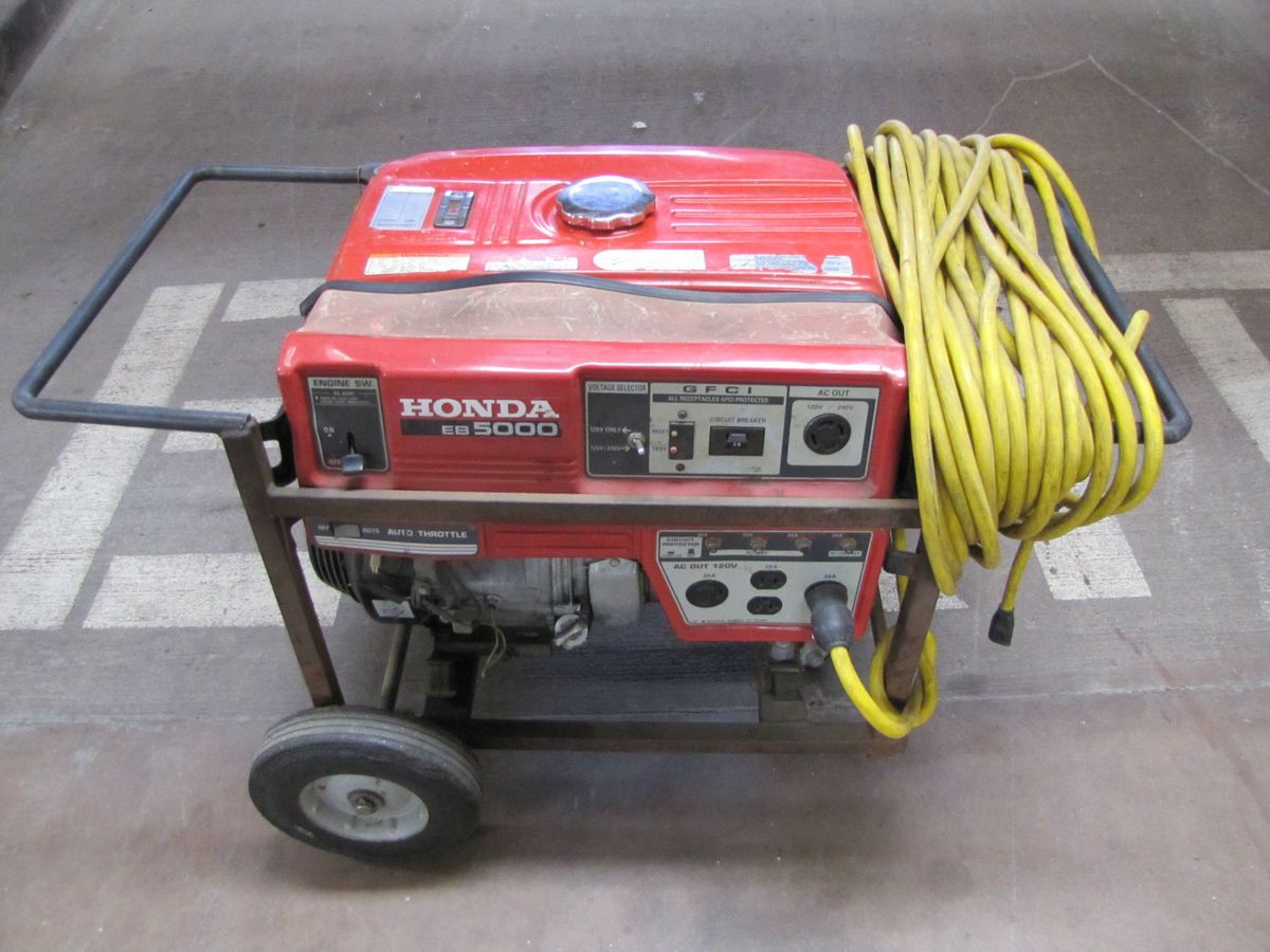 Honda eb 5000 watt generator #4