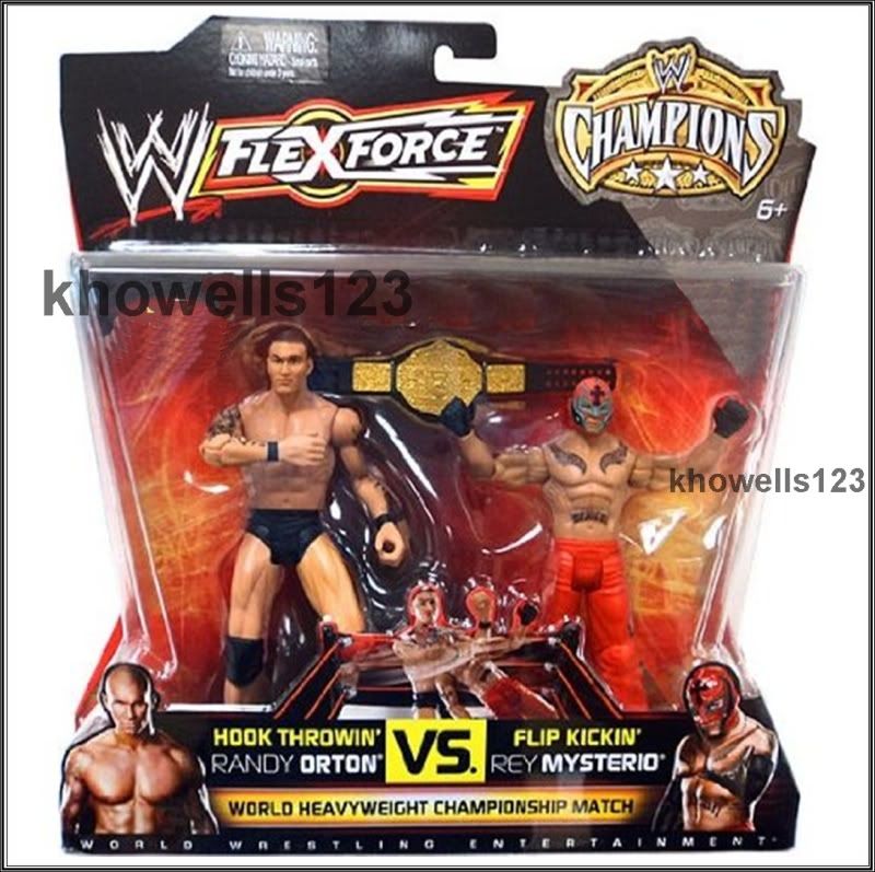 WWE Flexforce Wrestler Figure Double Pack ★ Randy Orton V Rey