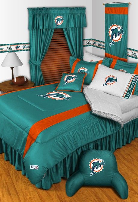  Dolphins NFL Bedroom Decor More Items Make Your Own Bedroom