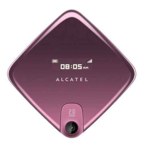 Alcatel OT 808 Innovative Design Pink Chrome Phone Unlocked. Works