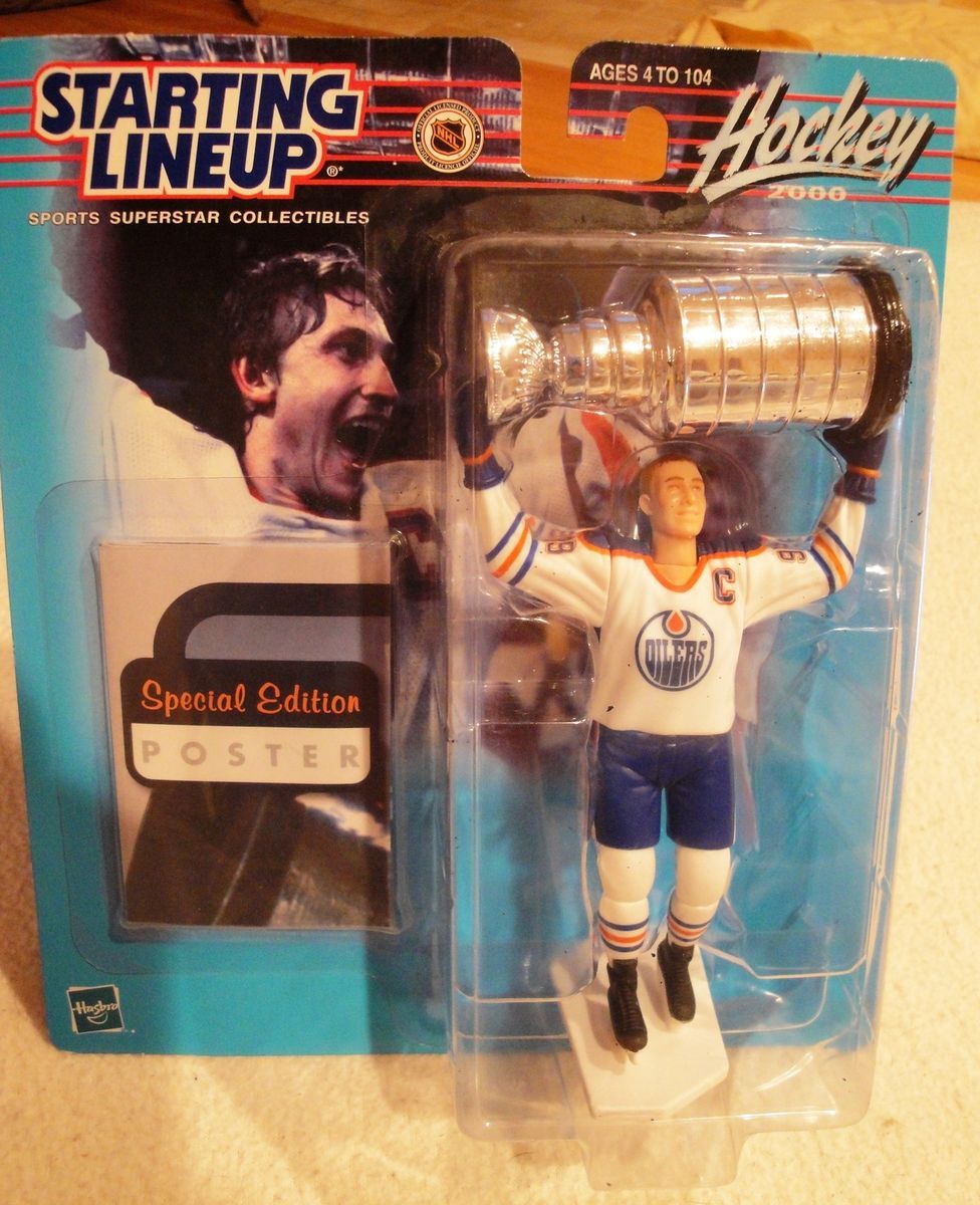 WAYNE GRETZKY 2000 Edmonton Oilers With Stanley Cup Starting Lineup