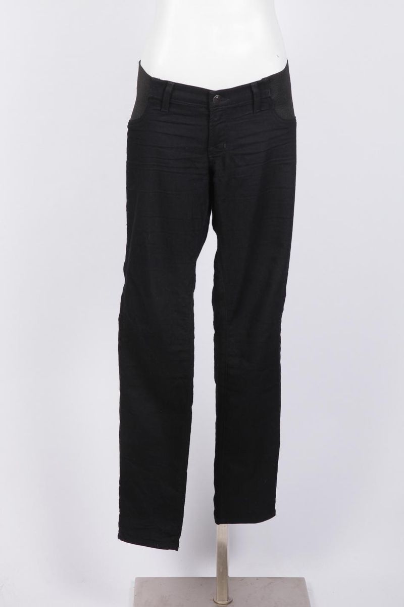 Brand Maternity Black Skinny Jeans with Elastic Waist Inserts Sz 32