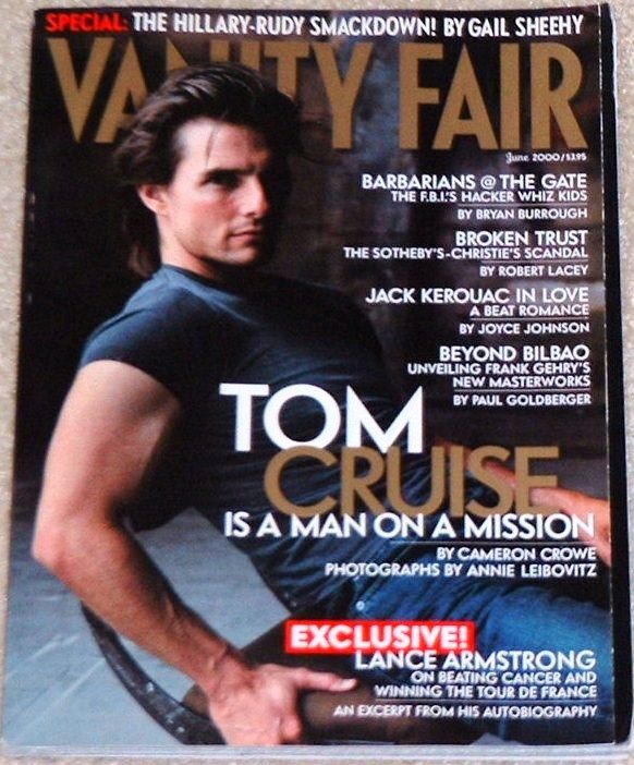Vanity Fair 2000 Tom Cruise Jack Kerouac Frank Gehry
