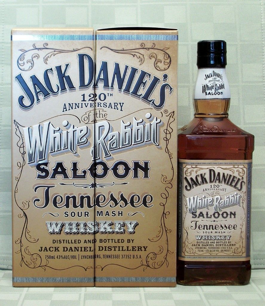 Jack Daniels White Rabbit Saloon 120th Anniversary 750ml Bottle and