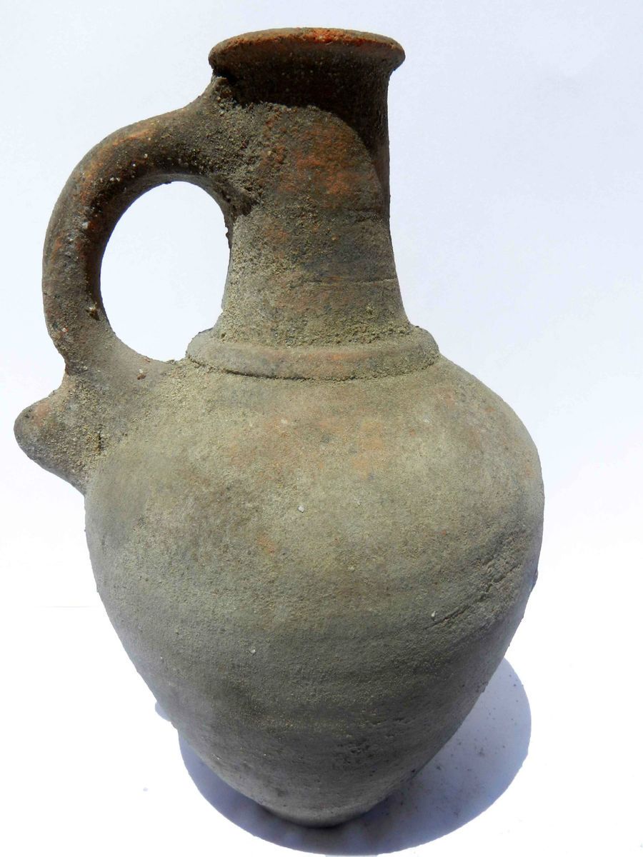 Biblical Ancient Jar Holy Land Roman Herodian Clay Pottery Jugs