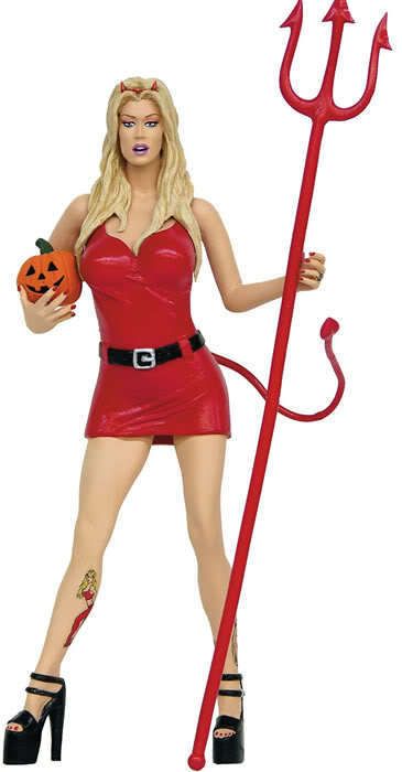 Jenna Jameson Halloween Action Figure Plastic Fantasy Damaged.